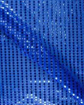 Round Glitter Fabric Royal Blue - Tissushop